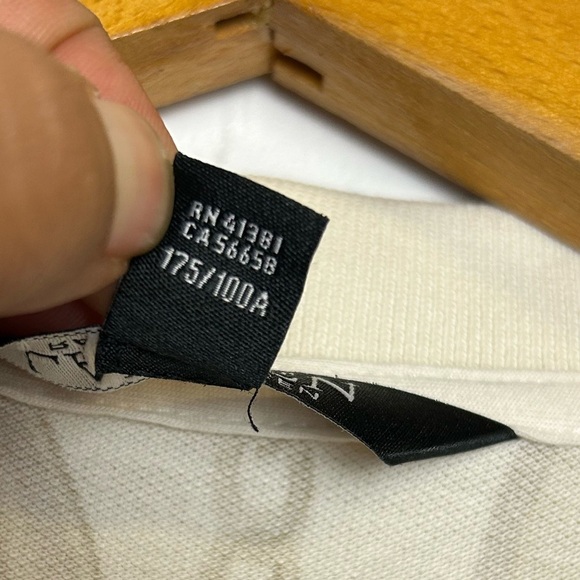 Lauren Ralph Lauren Top Black Label Size Xl Chain Print Polo Short Sleeve Stretc - Picture 6 of 13